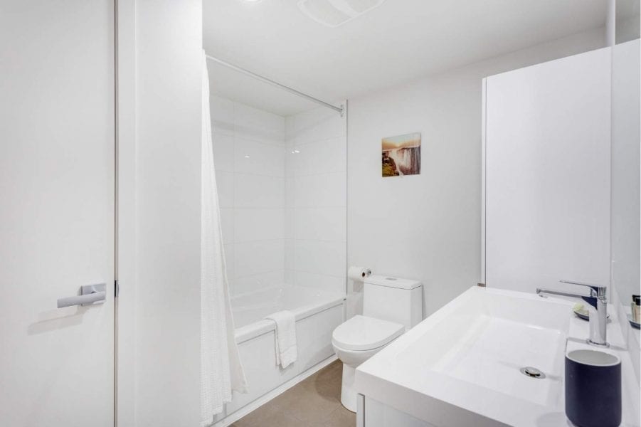 Corporate Stays Bathroom New Luxurious Montreal Units 