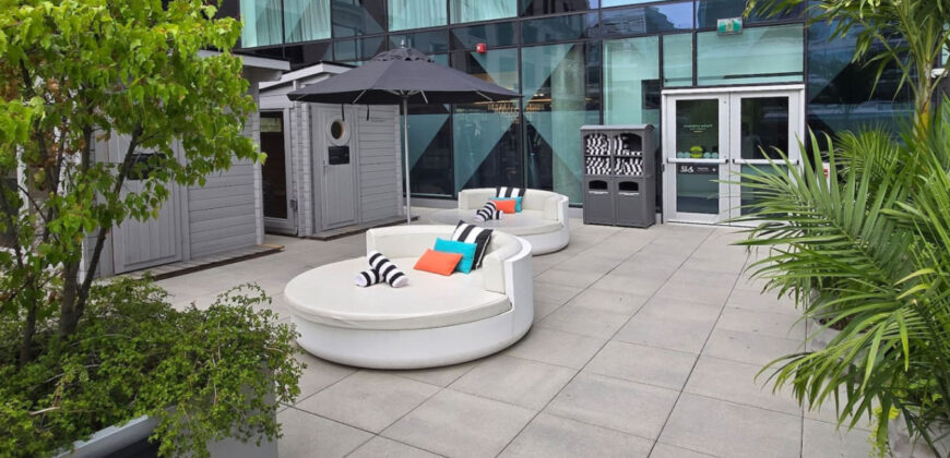 Pet-Friendly Furnished 1B Rental in Montreal with Skyline Views & Concierge