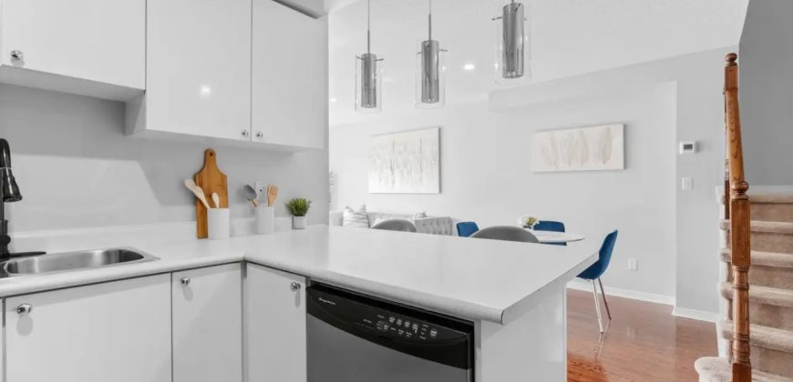 Contemporary 3BR Townhouse in Ajax