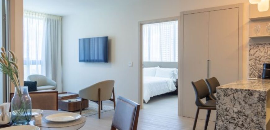 Fully furnished rental studio with scenic views in Costa del Este, Panama