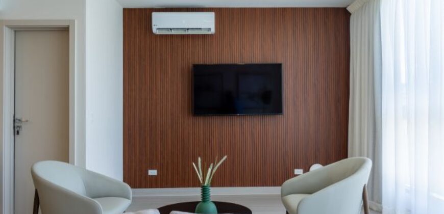 Fully furnished rental studio with scenic views in Costa del Este, Panama