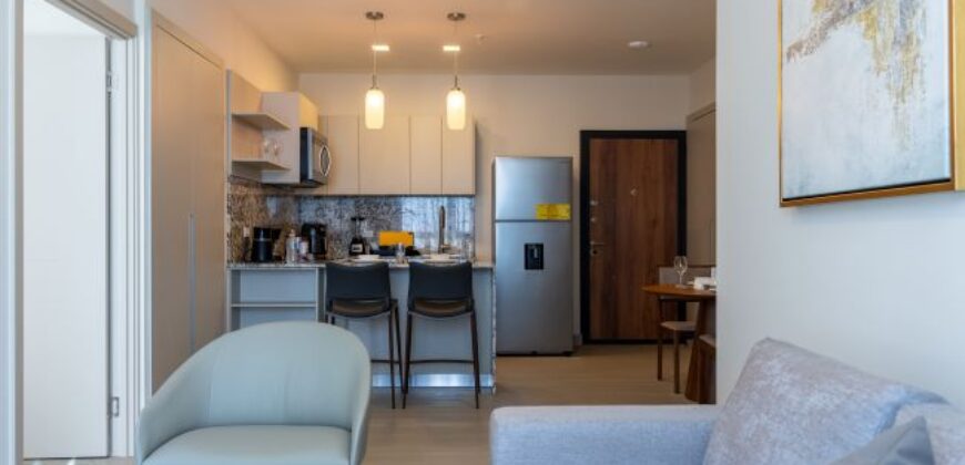 Fully furnished rental studio with scenic views in Costa del Este, Panama