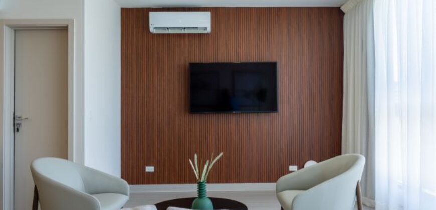 Fully furnished rental studio with scenic views in Costa del Este, Panama